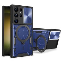 Защитный чехол Deexe Magnetic Space для Samsung Galaxy S22 Ultra (S908) - Blue: фото 1 из 11
