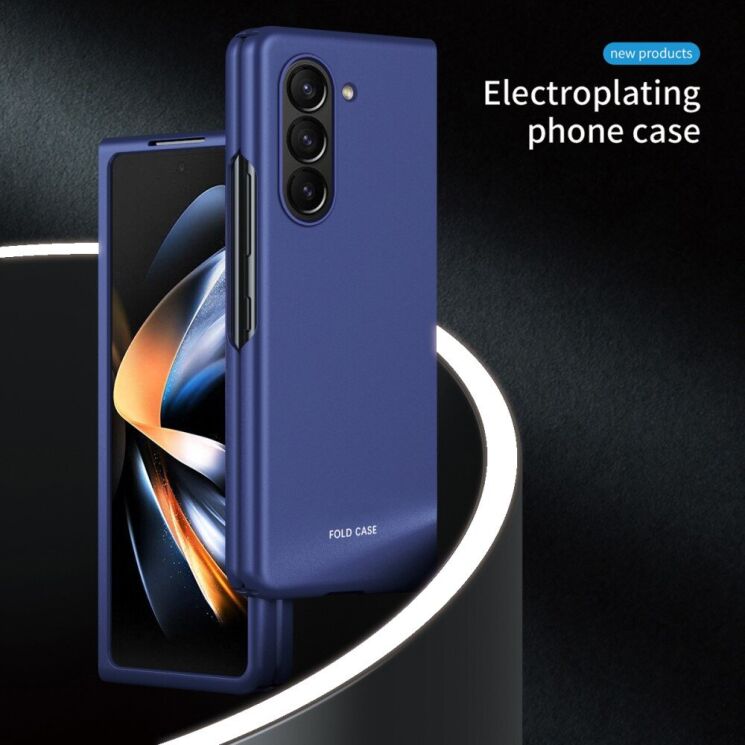 Защитный чехол Deexe Matte Cover для Samsung Galaxy Fold 6 - Sapphire: фото 2 из 8