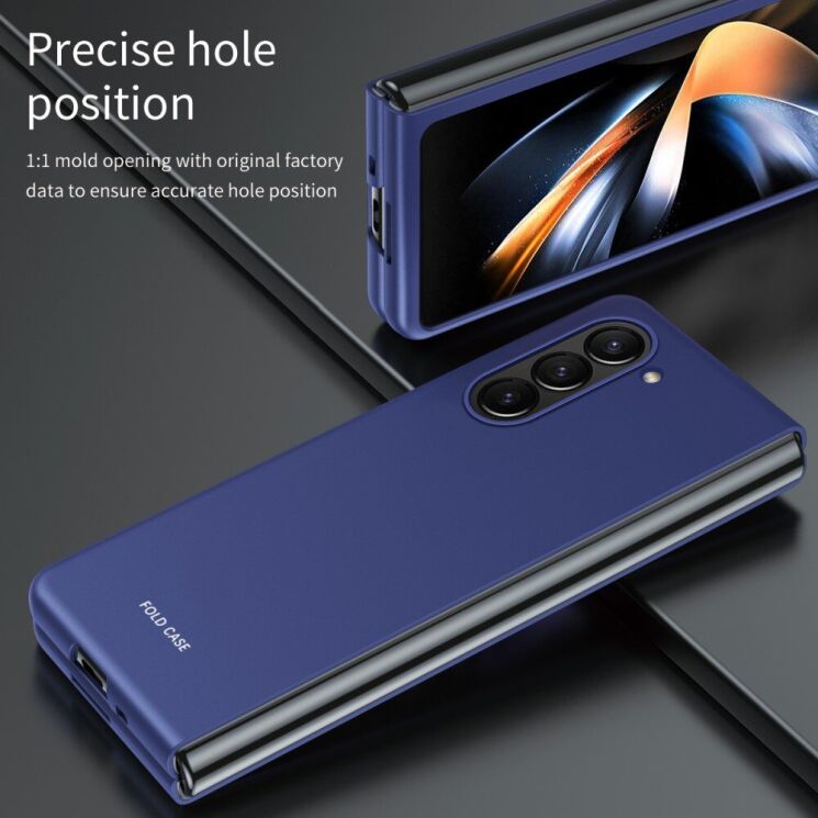 Защитный чехол Deexe Matte Cover для Samsung Galaxy Fold 6 - Sapphire: фото 6 из 8