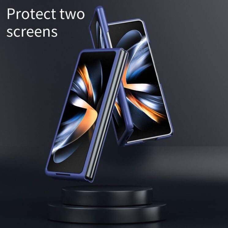 Защитный чехол Deexe Matte Cover для Samsung Galaxy Fold 6 - Sapphire: фото 5 из 8