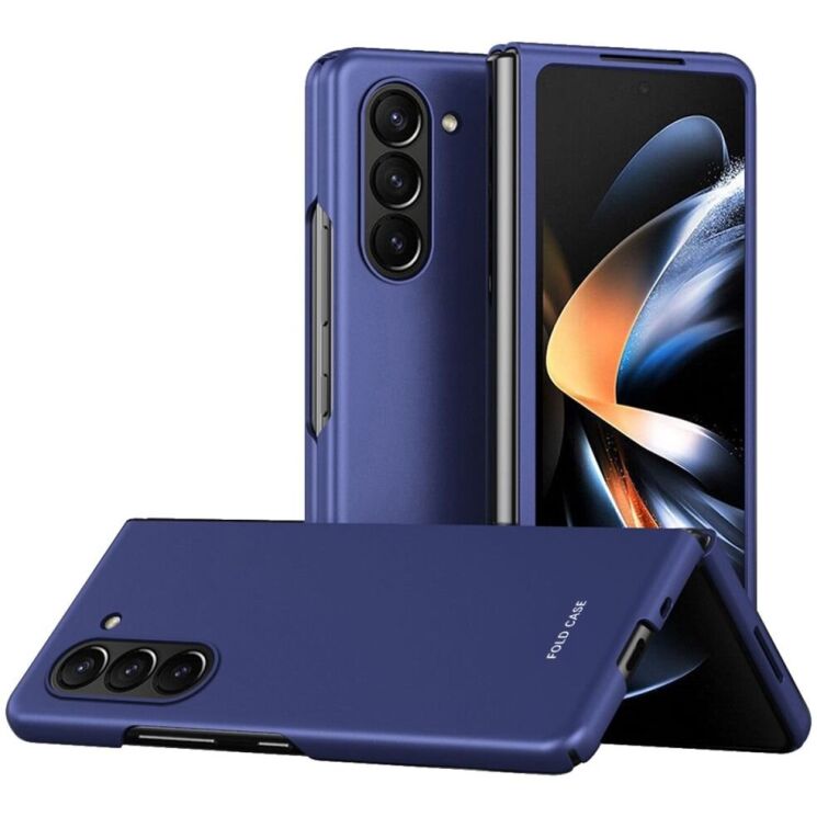 Защитный чехол Deexe Matte Cover для Samsung Galaxy Fold 6 - Sapphire: фото 1 из 8