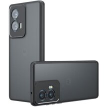Защитный чехол Deexe Matte Skin для Motorola Edge 50 Fusion - Transparent / Black: фото 1 из 12
