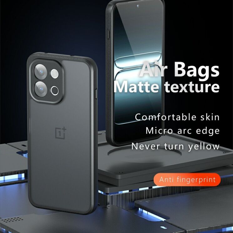 Защитный чехол Deexe Matte Skin для OnePlus 13T - Black: фото 3 из 12