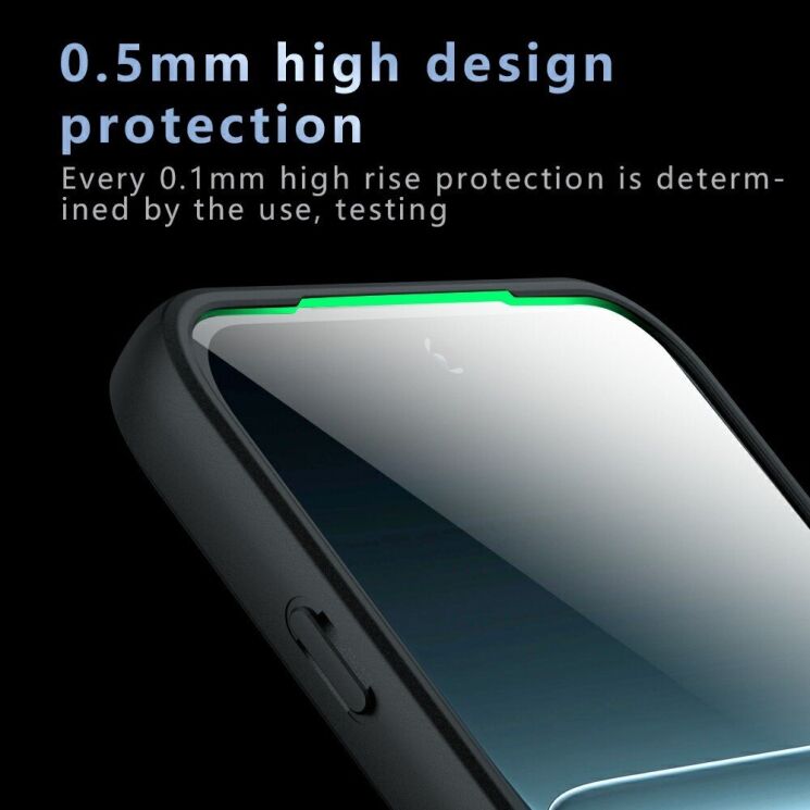 Защитный чехол Deexe Matte Skin для OnePlus 13T - Black: фото 8 из 12