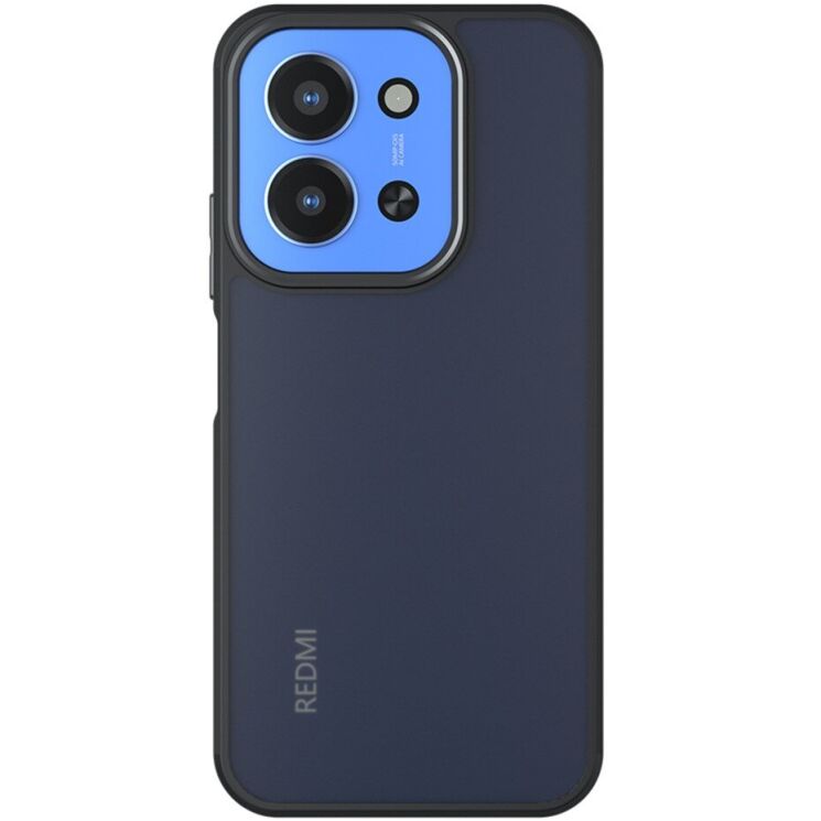 Захисний чохол Deexe Matte Skin для Xiaomi Redmi 15C / Poco C85 - Black: фото 2 з 5