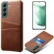 Защитный чехол Deexe Pocket Case для Samsung Galaxy S24 Plus - Brown (343445Z). Фото 1 из 4