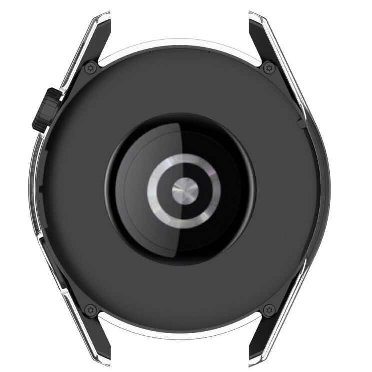 Защитный чехол Deexe Protective Frame для Huawei Watch GT 3 (46mm) - Transparent: фото 7 из 8
