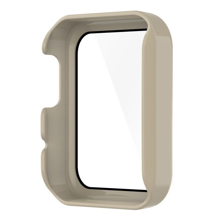 Защитный чехол Deexe Silicone Frame для Xiaomi Mi Watch Lite - Ivory White: фото 7 из 9