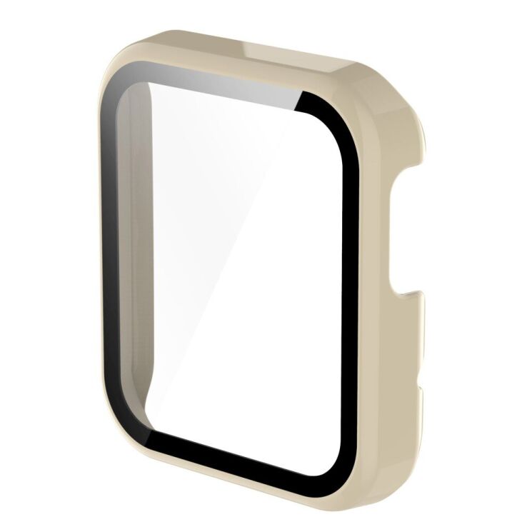 Защитный чехол Deexe Silicone Frame для Xiaomi Mi Watch Lite - Ivory White: фото 6 из 9