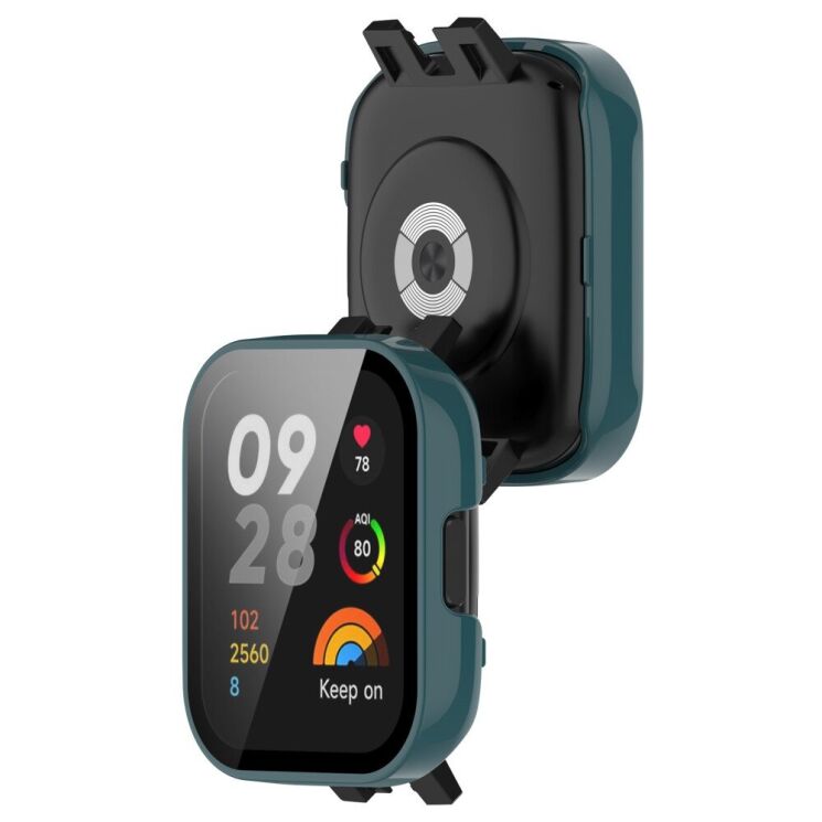 Захисний чохол Deexe Protective Frame для Xiaomi Redmi Watch 3 - Green: фото 7 з 8