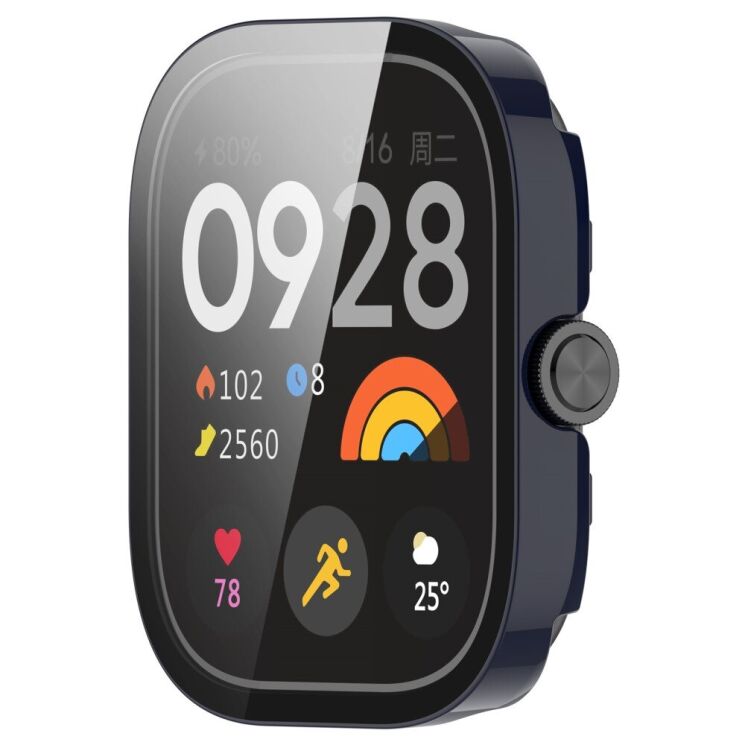 Защитный чехол Deexe Protective Frame для Xiaomi Redmi Watch 4 - Ink Blue: фото 5 из 8