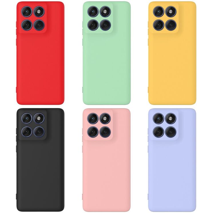 Захисний чохол Deexe Silicone Case для Motorola Edge 70 - Black: фото 2 з 9