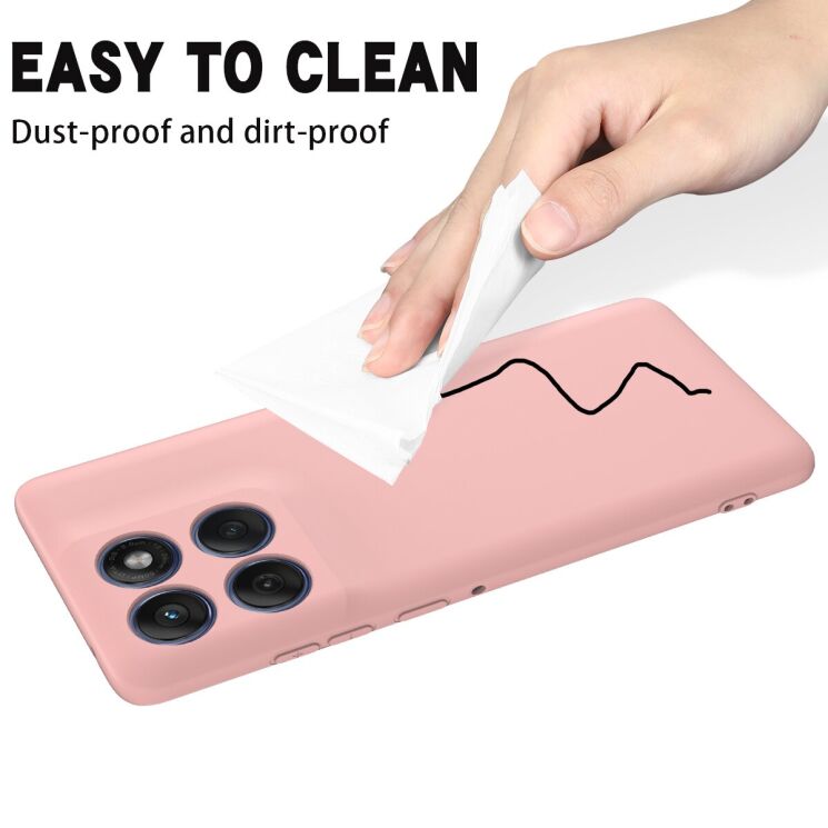 Захисний чохол Deexe Silicone Case для Motorola Edge 70 - Black: фото 9 з 9