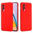 Защитный чехол Deexe Silicone Case для OnePlus Nord 2 - Red (350729R)