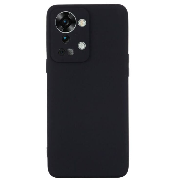 Защитный чехол Deexe Silicone Case для OnePlus Nord 2T - Black: фото 4 из 7