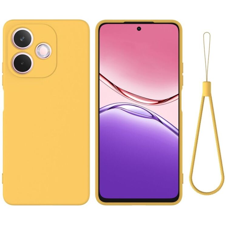 Защитный чехол Deexe Silicone Case для Oppo A5 Pro (4G/5G) - Yellow: фото 1 из 8