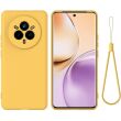 Защитный чехол Deexe Silicone Case для Realme 14 Pro Plus - Yellow (379322Y)
