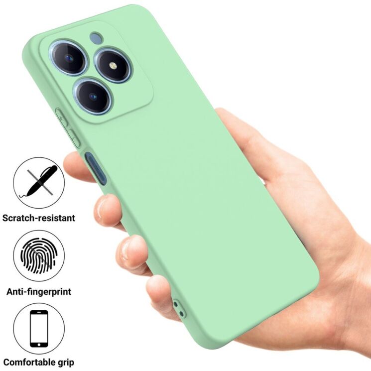 Защитный чехол Deexe Silicone Case для Realme C63 / C61 - Red: фото 4 из 7