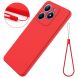 Защитный чехол Deexe Silicone Case для Realme C63 / C61 - Red (359702R). Фото 2 из 7