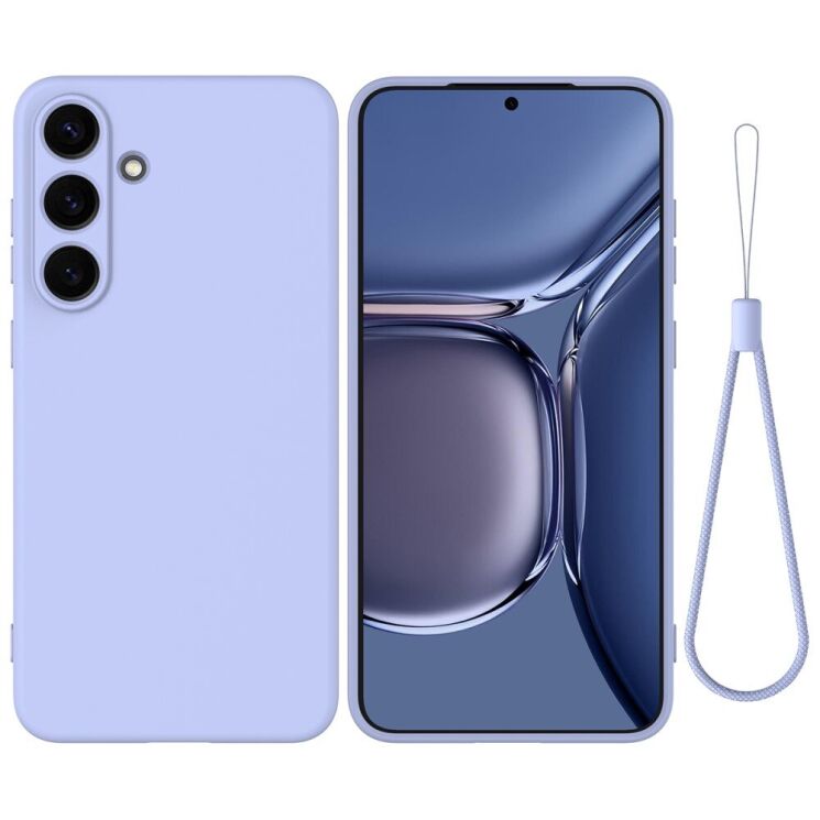 Захисний чохол Deexe Silicone Case для Samsung Galaxy S25 (S931) - Purple: фото 1 з 8
