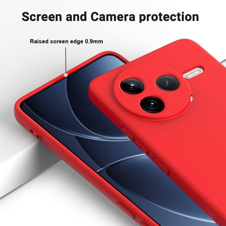 Захисний чохол Deexe Silicone Case для Xiaomi Poco F7 Pro - Black: фото 4 з 8