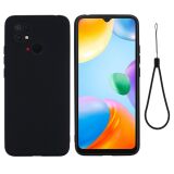 Защитный чехол Deexe Silicone Case для Xiaomi Redmi 10C - Black (298224B)