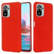 Защитный чехол Deexe Silicone Case для Xiaomi Redmi Note 10 / Note 10s / Poco M5s - Red (278577R)