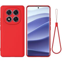Защитный чехол Deexe Silicone Case для Xiaomi Redmi Note 14 Pro Plus - Red: фото 1 из 7