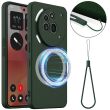 Защитный чехол Deexe Silicone Case with MagSafe для Nothing Phone (3a) Pro - Dark Green (377644DG)