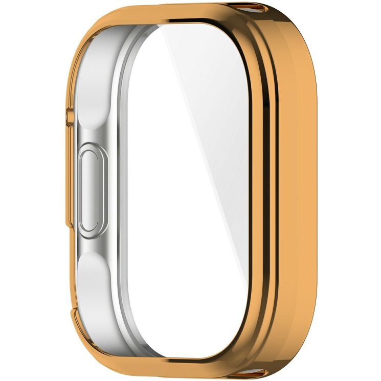 Захисний чохол Deexe Silicone Frame для Xiaomi Redmi Watch 6 Lite - Rose Gold: фото 5 з 6