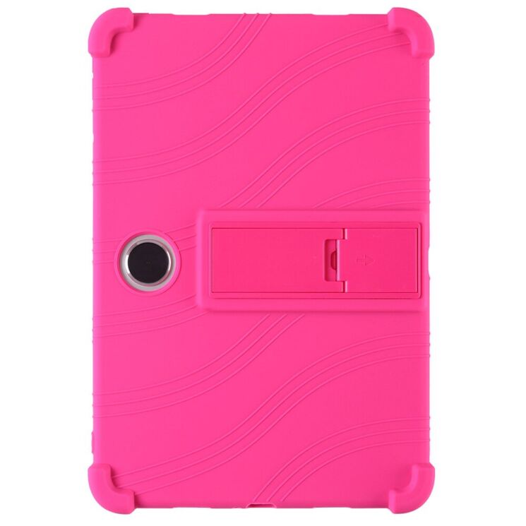 Захисний чохол Deexe Silicone Kickstand для OPPO Pad SE - Rose: фото 1 з 7