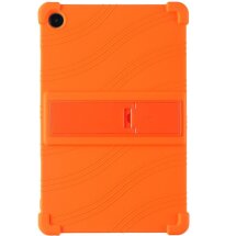 Защитный чехол Deexe Silicone Kickstand для Samsung Galaxy Tab A9 Plus (X210/216) - Orange: фото 1 из 7