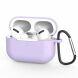 Защитный чехол Deexe Simple Style with Buckle для Apple AirPods Pro - Purple (263208V). Фото 1 из 11