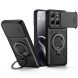 Защитный чехол Deexe Slider Stand для Motorola Edge 70 Fusion - Black (409548B). Фото 1 из 9