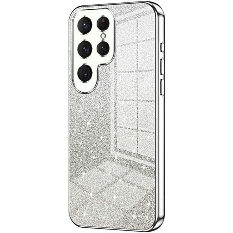 Защитный чехол Deexe Sparkles Cover для Samsung Galaxy S25 Ultra (S938) - Silver: фото 1 из 6