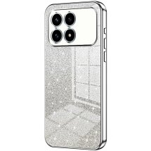 Захисний чохол Deexe Sparkles Cover для Xiaomi Poco F8 Pro - Silver: фото 1 з 7