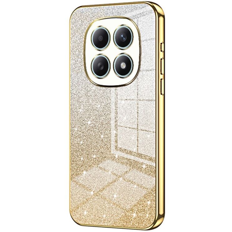Захисний чохол Deexe Sparkles Cover для Xiaomi Redmi Note 15 5G / Poco M8 5G - Gold: фото 1 з 7