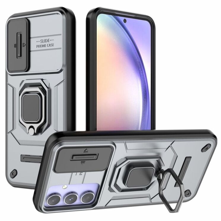 Защитный чехол Deexe Stellar Shield для Samsung Galaxy A54 (A546) - Grey: фото 1 из 9