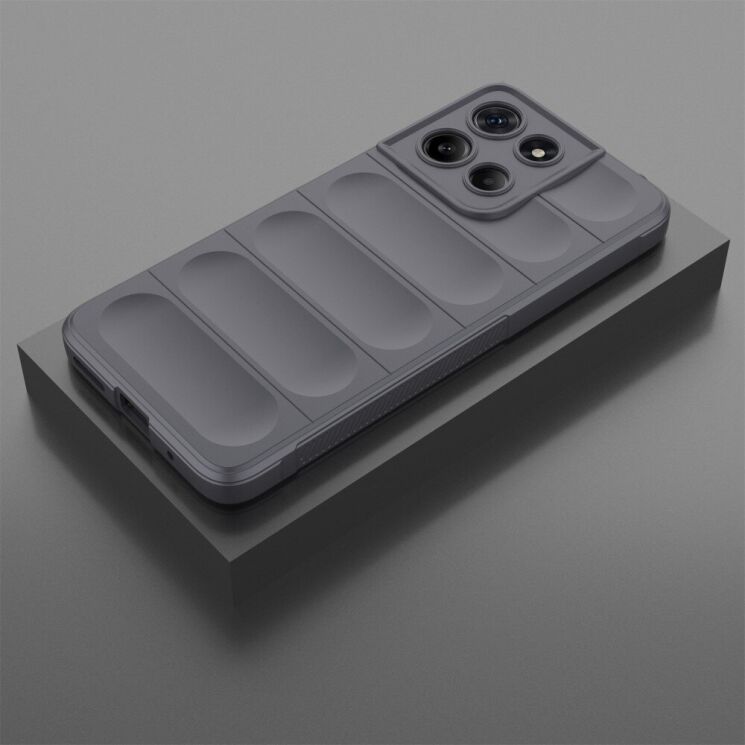 Защитный чехол Deexe Terra Case для Motorola Moto G15 - Dark Grey: фото 2 из 4