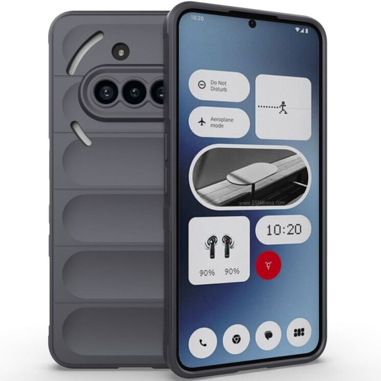 Защитный чехол Deexe Terra Case для Nothing Phone (3a) - Dark Grey: фото 1 из 5