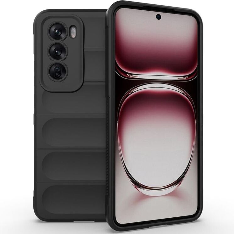 Защитный чехол Deexe Terra Case для OPPO Reno 12 Pro - Black: фото 1 из 6