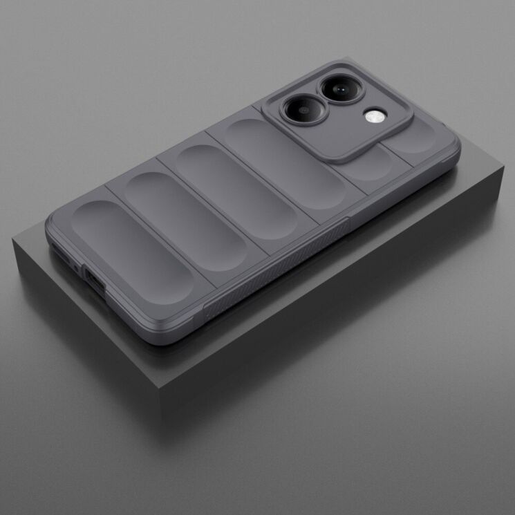 Защитный чехол Deexe Terra Case для Xiaomi Poco M7 Pro - Dark Grey: фото 3 из 3