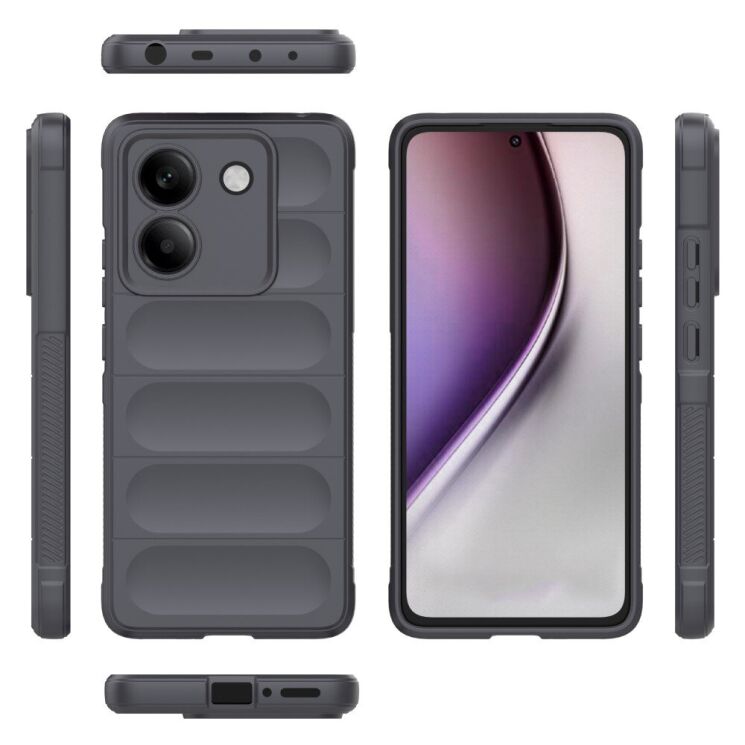 Защитный чехол Deexe Terra Case для Xiaomi Poco M7 Pro - Dark Grey: фото 2 из 3