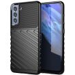Защитный чехол Deexe Thunder Series для Samsung Galaxy S21 FE (G990) - Black (230619B)