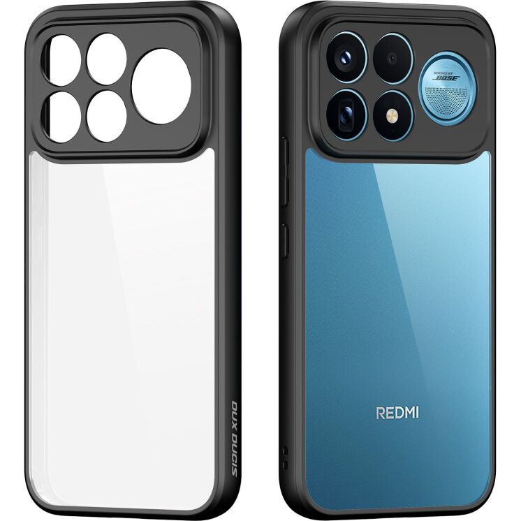 Захисний чохол DUX DUCIS Aimo Series (Clear) для Xiaomi Poco F9 Ultra - Black (430102B) Захисний чохол DUX DUCIS Aimo Series (Clear) для Xiaomi Poco F9 Ultra - Black: фото 3 з 12