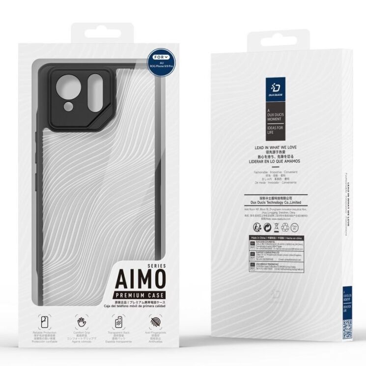 Защитный чехол DUX DUCIS Aimo Series для ASUS ROG Phone 9 / 9 Pro - Black: фото 10 из 10