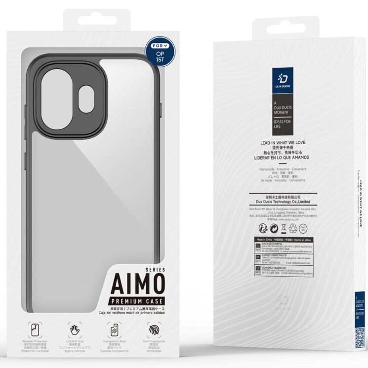 Защитный чехол DUX DUCIS Aimo Series для OnePlus 15T - Black: фото 9 из 10