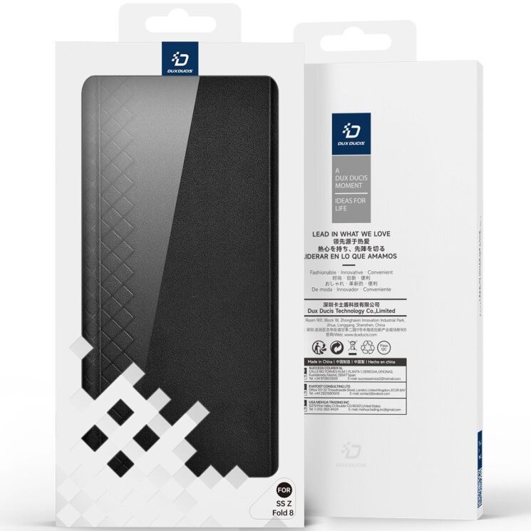 Защитный чехол DUX DUCIS Bril Series для Samsung Galaxy Fold 8 Ultra - Black (424005B) Защитный чехол DUX DUCIS Bril Series для Samsung Galaxy Fold 8 Ultra - Black: фото 3 из 11