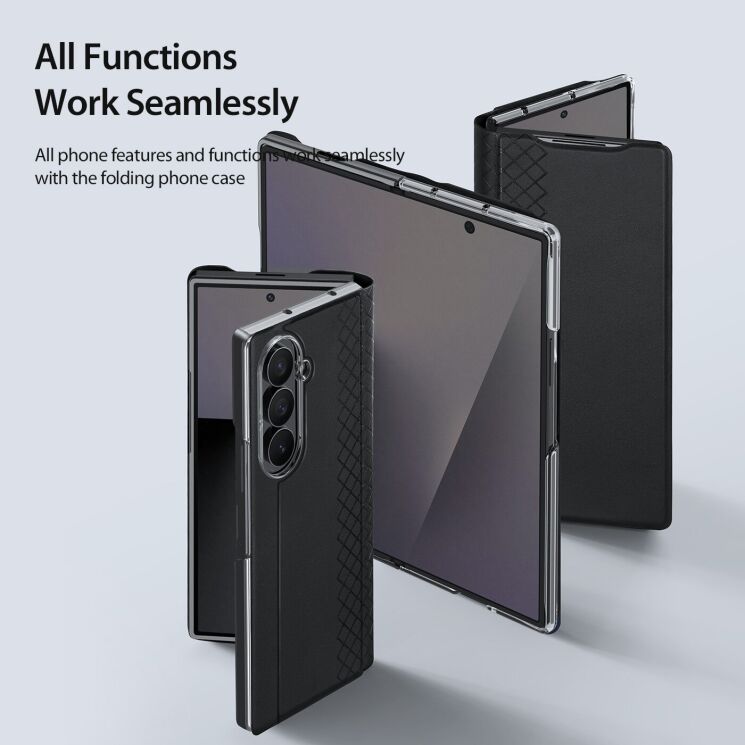 Захисний чохол DUX DUCIS Bril Series для Samsung Galaxy Fold 8 Ultra - Blue: фото 6 з 11