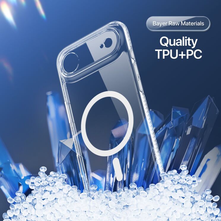 Защитный чехол DUX DUCIS Clin Series MagSafe для Apple iPhone 17 Air - Clear: фото 8 из 13